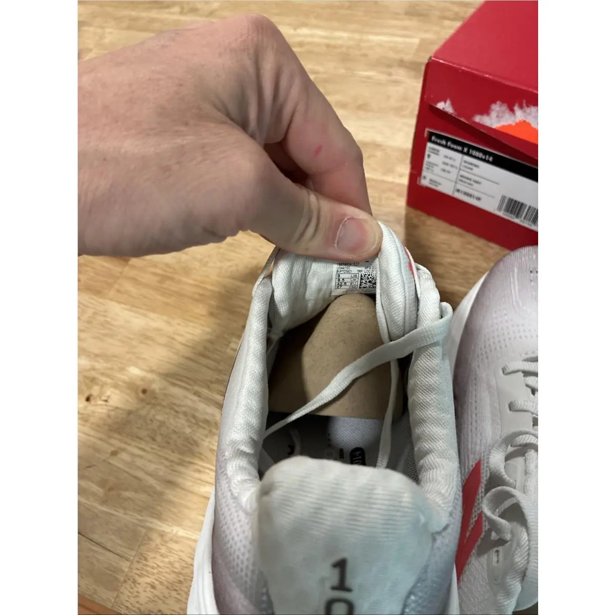 New Balance shoes - New Balance Fresh Foam 1080 - Earth Shadow/Reflection/Urgent Red 5