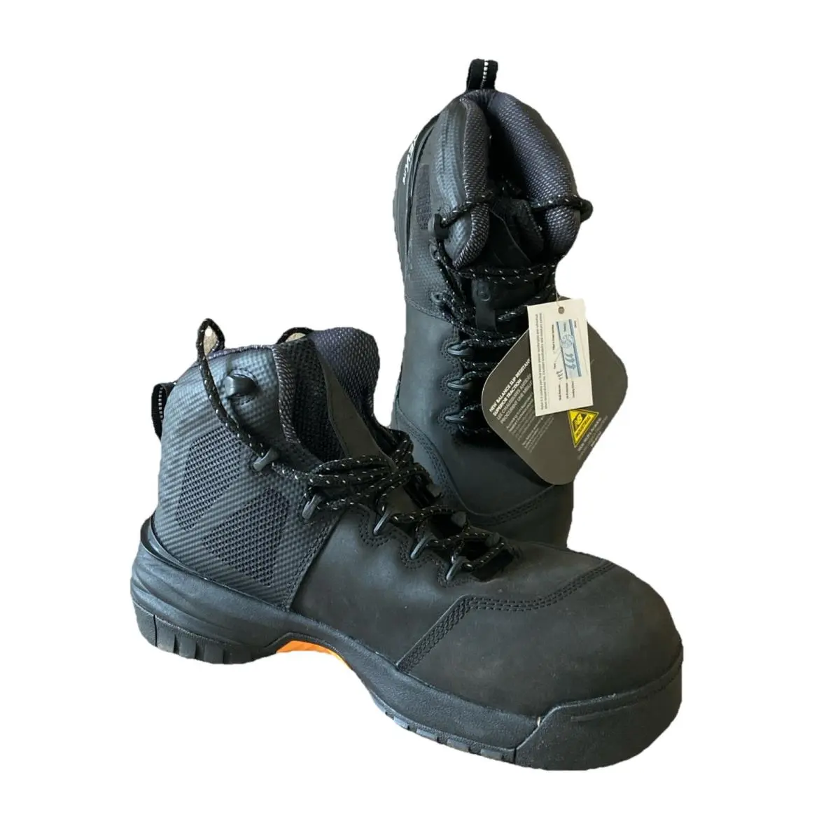 New Balance 989v1 MID989G1 Work Boots Mens Sz 8 4E Xwide Black Composite Toe