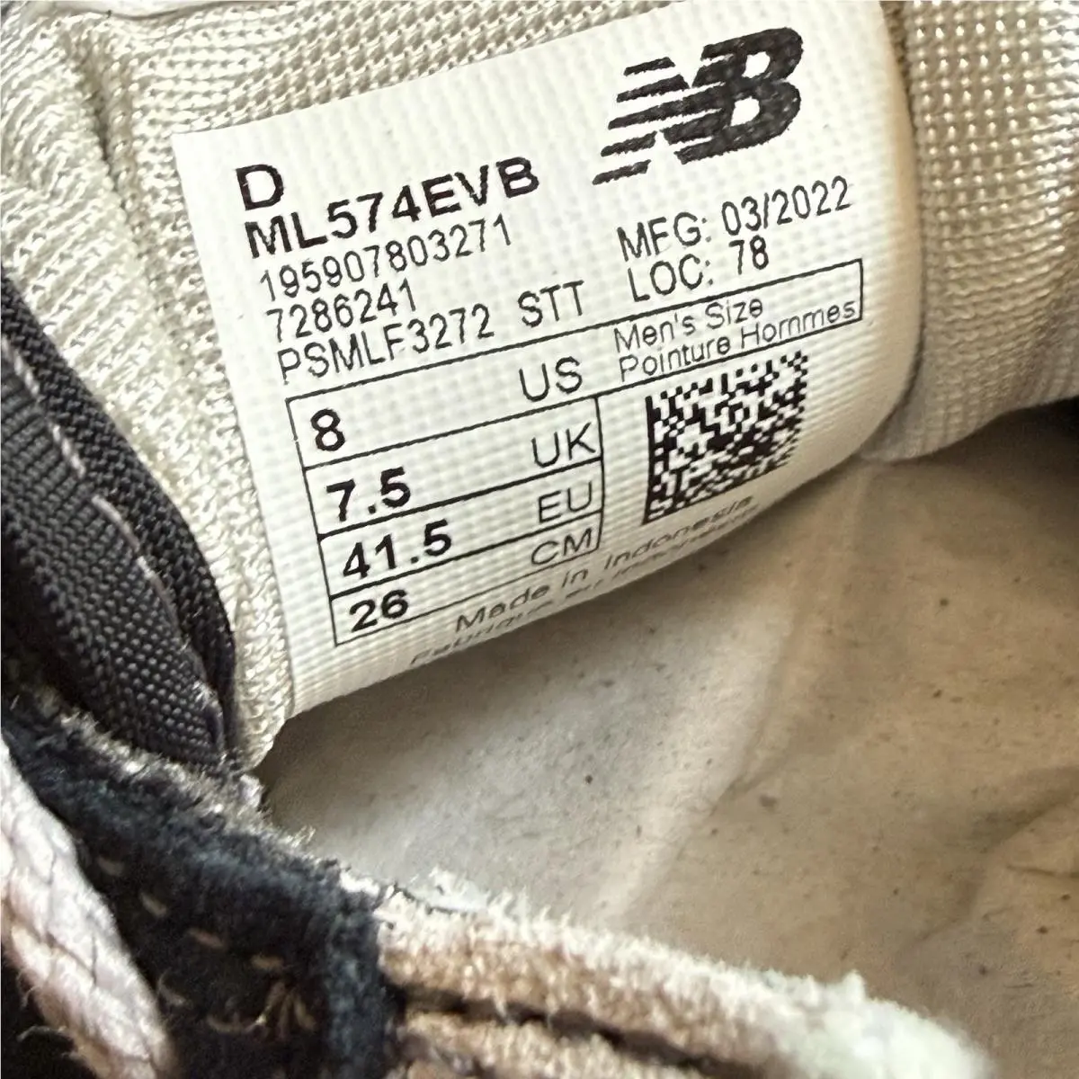 New Balance shoes - New Balance 574 - Black / White 15