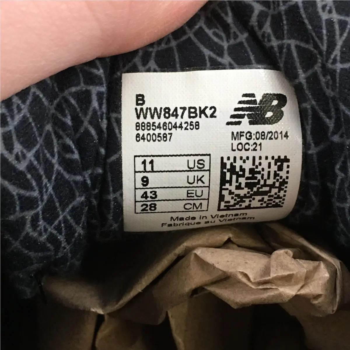 New Balance shoes - New Balance 847 - WW847BK2 - Black 13