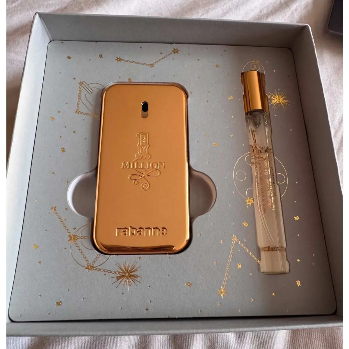 Paco Rabanne 1 Million Eau De Toilette Father`s Day Gift Set 1.7 0.34 Fl oz
