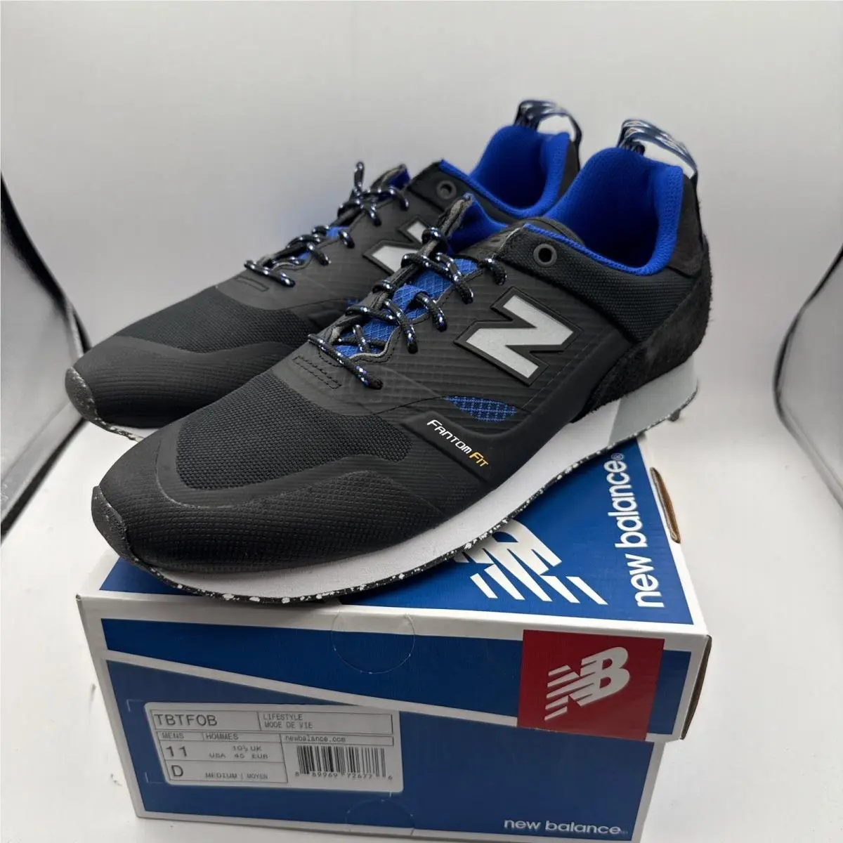 New Balance Fantom Fit Mens Shoes Size 11 D Black Tbtfob