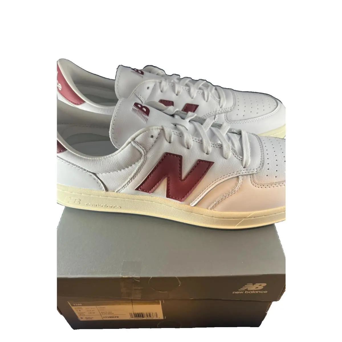 New Balance shoes - White Red (UPC: 198686825663) 1