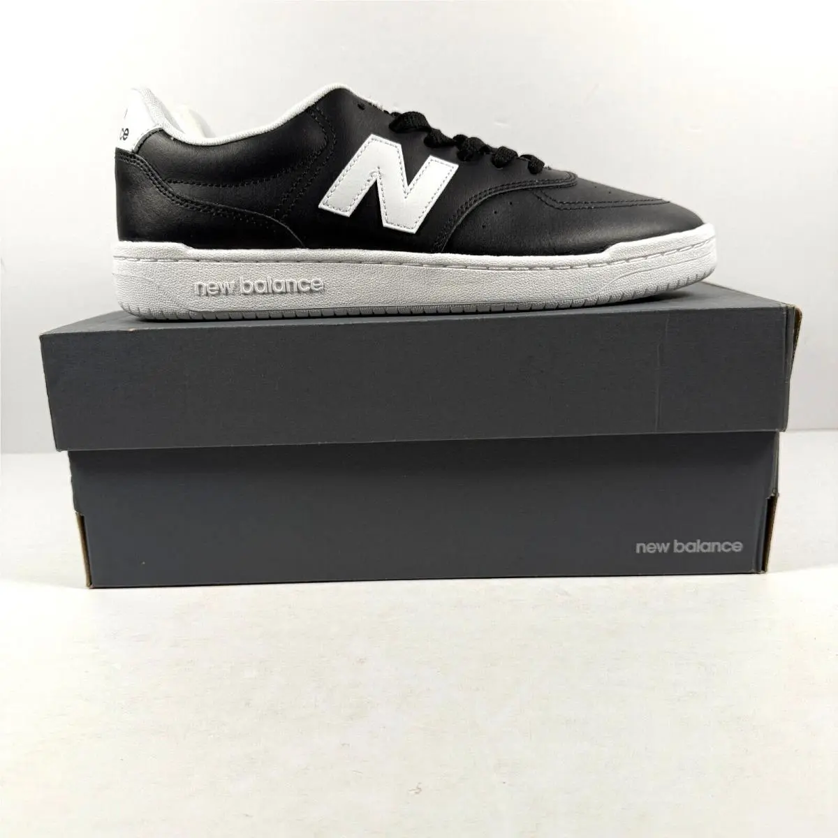 New Balance Shoes Mens 11 D Black White Sneakers BB80BLK