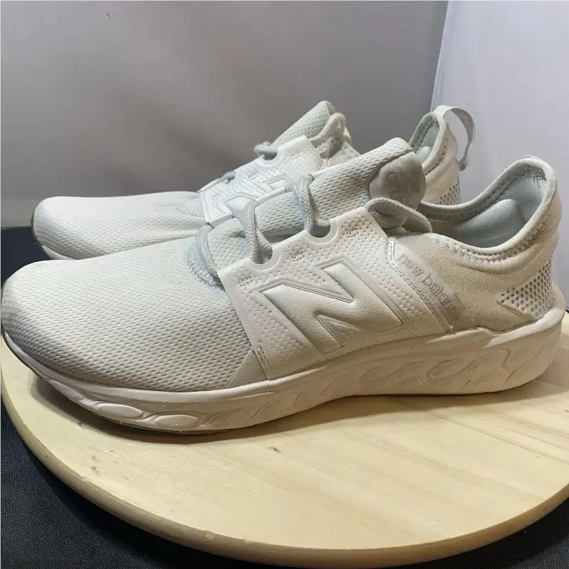 New Balance shoes - New Balance Fresh Foam Cruz - White/White/Gum 020 (UPC: 196652944837) 2