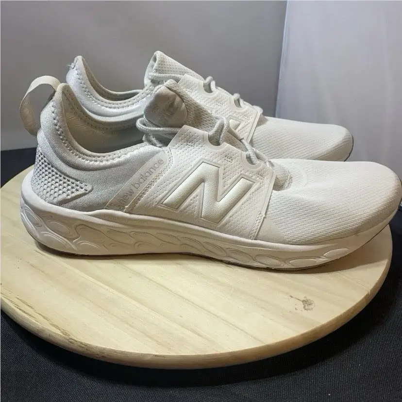 New Balance shoes - New Balance Fresh Foam Cruz - White/White/Gum 020 (UPC: 196652944837) 4