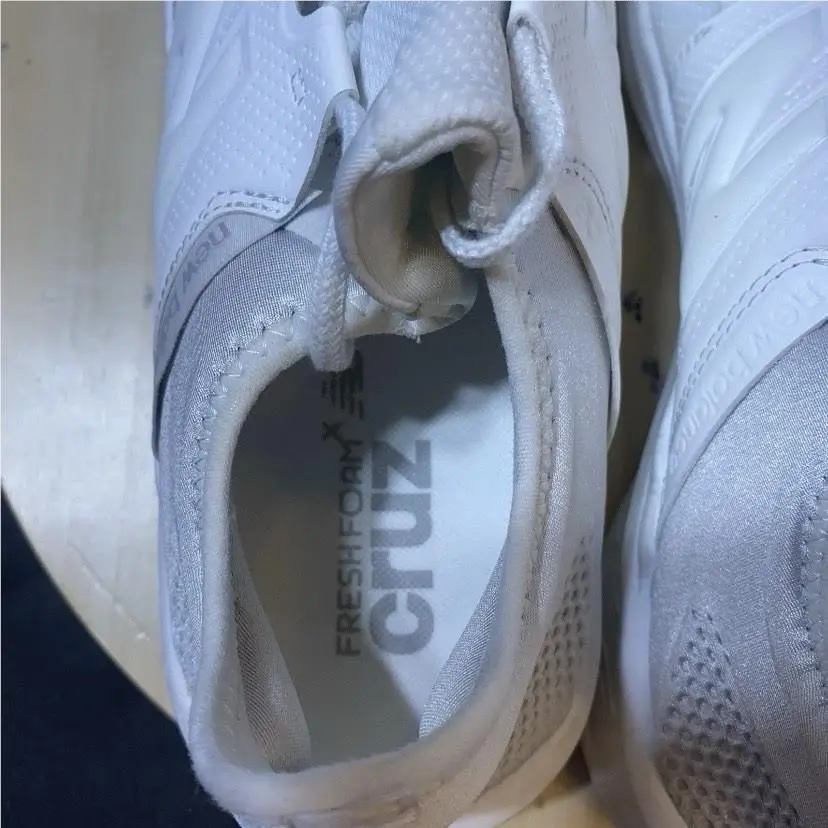 New Balance shoes - New Balance Fresh Foam Cruz - White/White/Gum 020 (UPC: 196652944837) 5