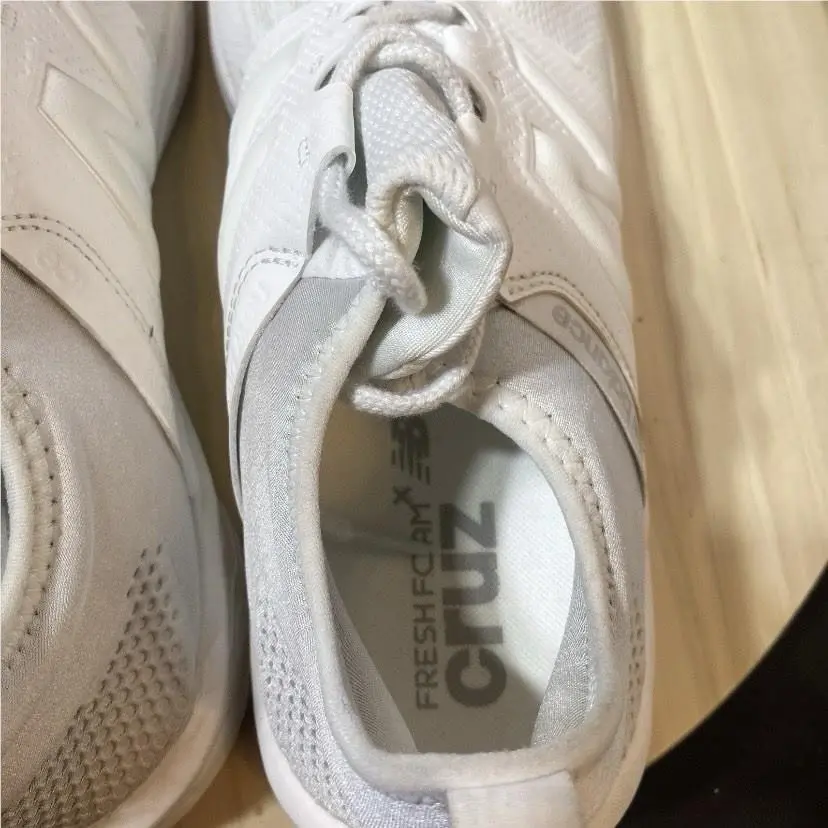 New Balance shoes - New Balance Fresh Foam Cruz - White/White/Gum 020 (UPC: 196652944837) 6