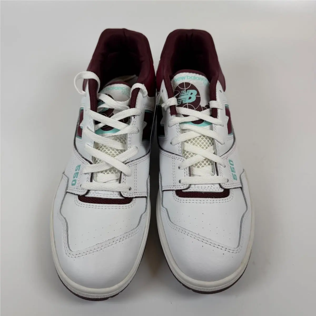 New Balance shoes - New Balance 550 Burgundy Turquoise - White 2