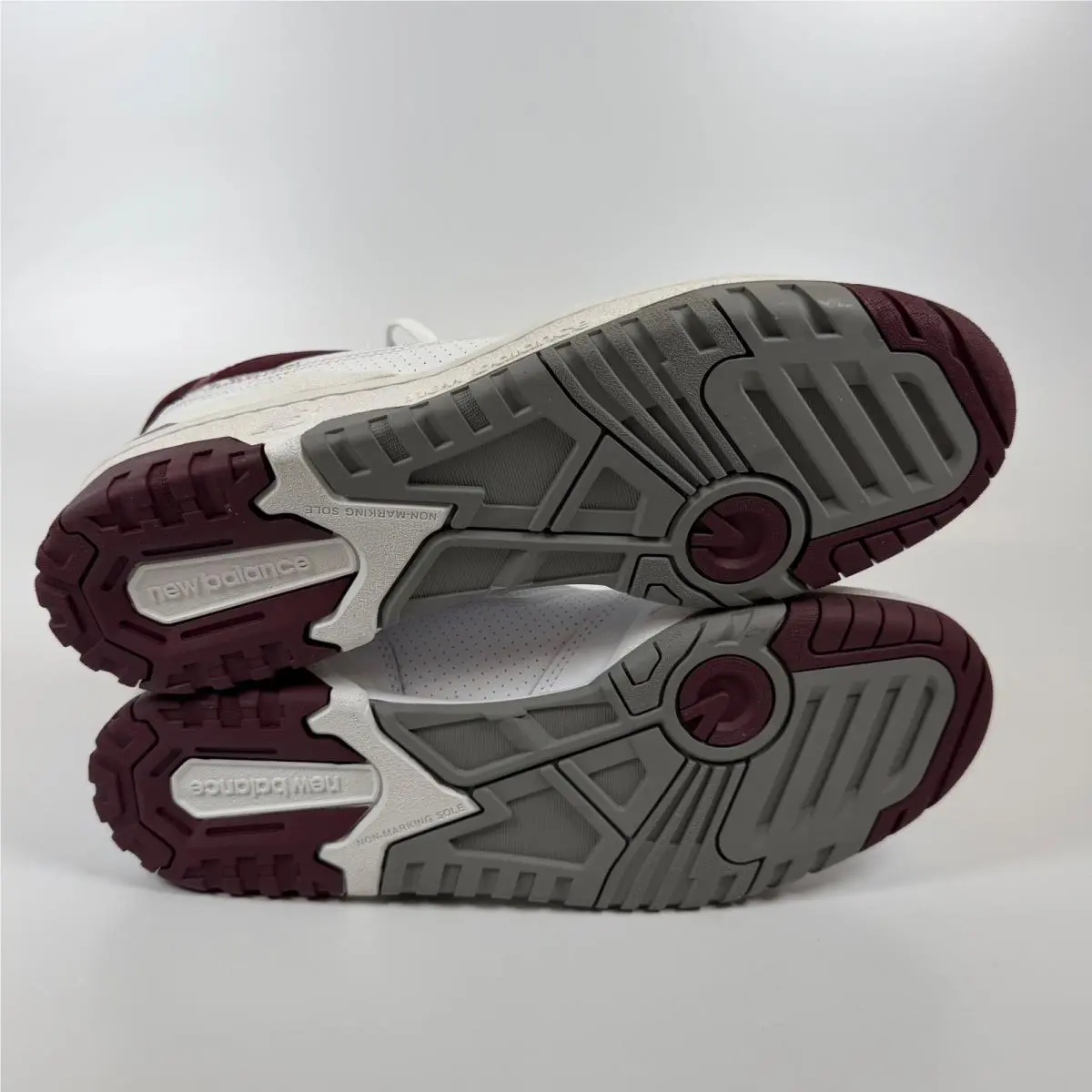 New Balance shoes - New Balance 550 Burgundy Turquoise - White 4