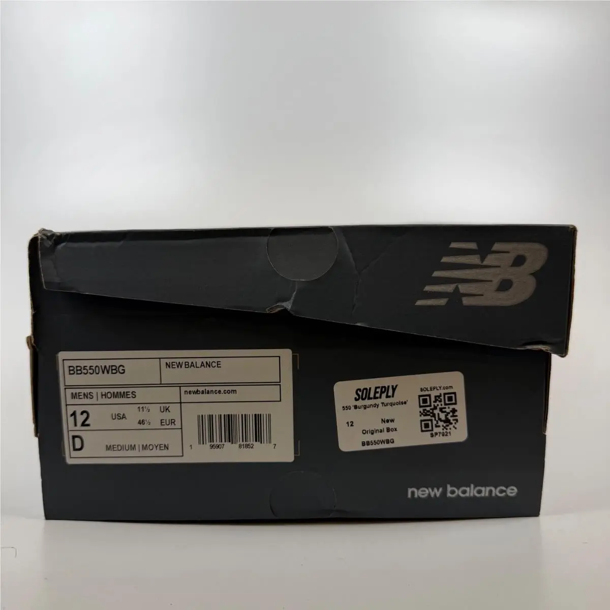 New Balance shoes - New Balance 550 Burgundy Turquoise - White 7