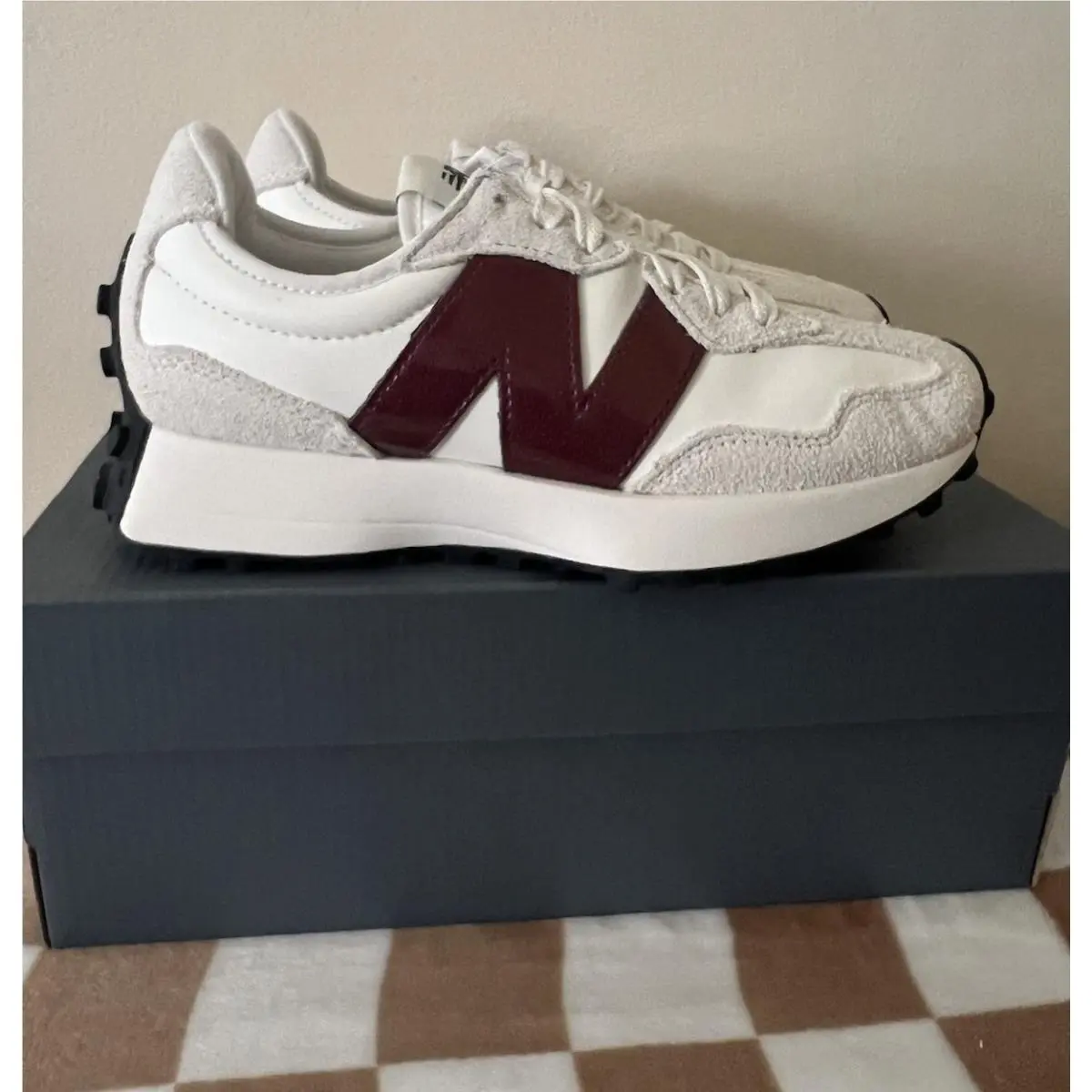 New Balance shoes - New Balance 327 - WS327JWC - White/Red 0