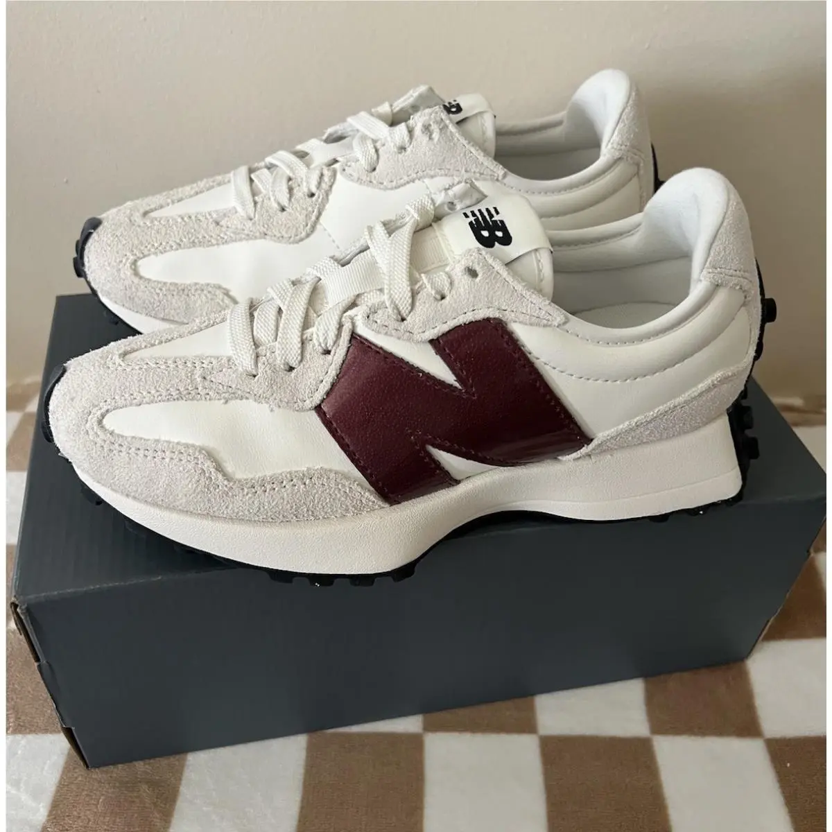 New Balance shoes - New Balance 327 - WS327JWC - White/Red 7