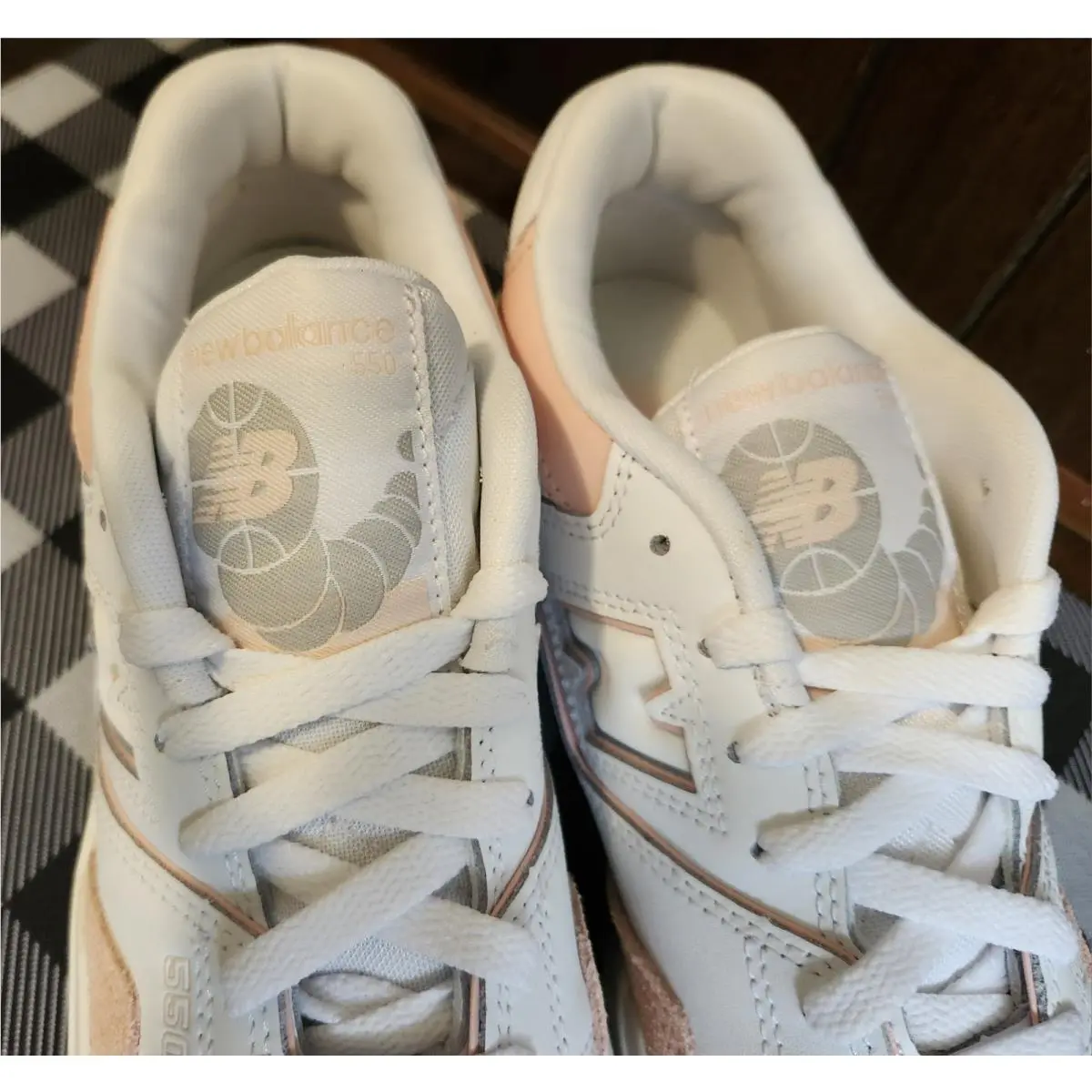New Balance shoes - New Balance 550 - WHITE PINK 9