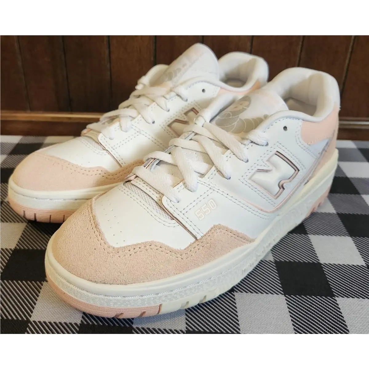 New Balance shoes - New Balance 550 - WHITE PINK 0
