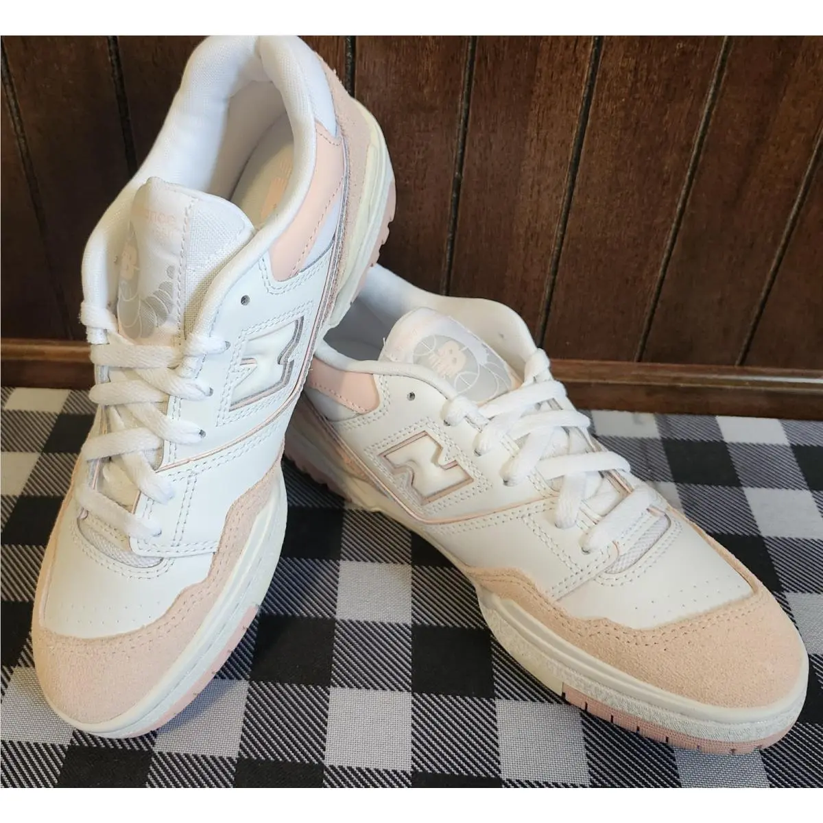 New Balance shoes - New Balance 550 - WHITE PINK 1