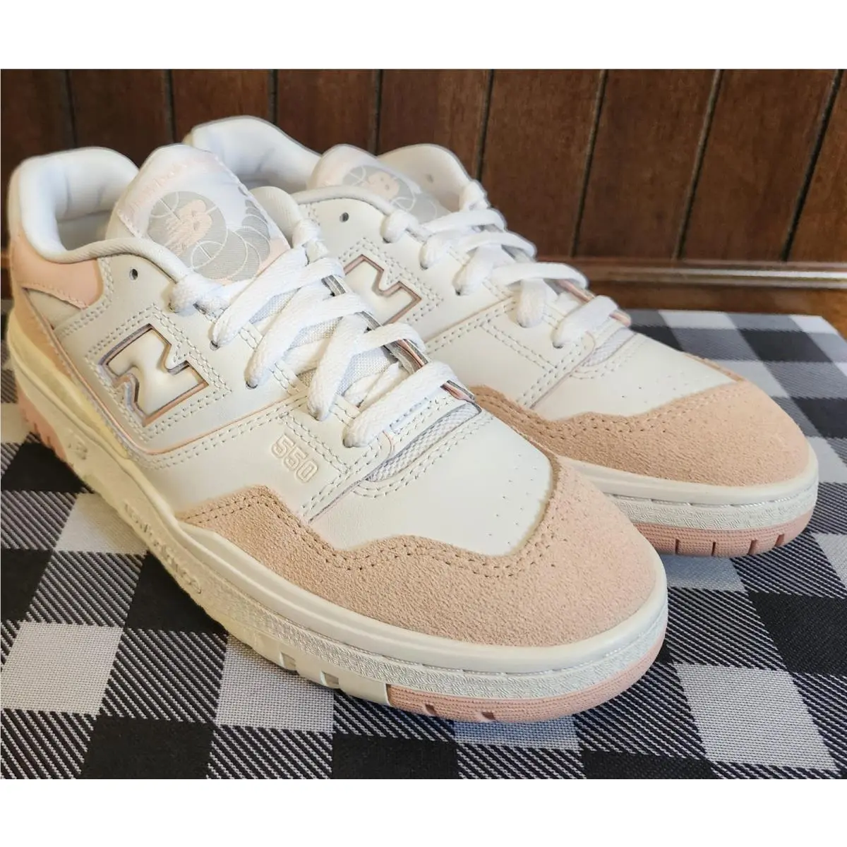 New Balance shoes - New Balance 550 - WHITE PINK 2