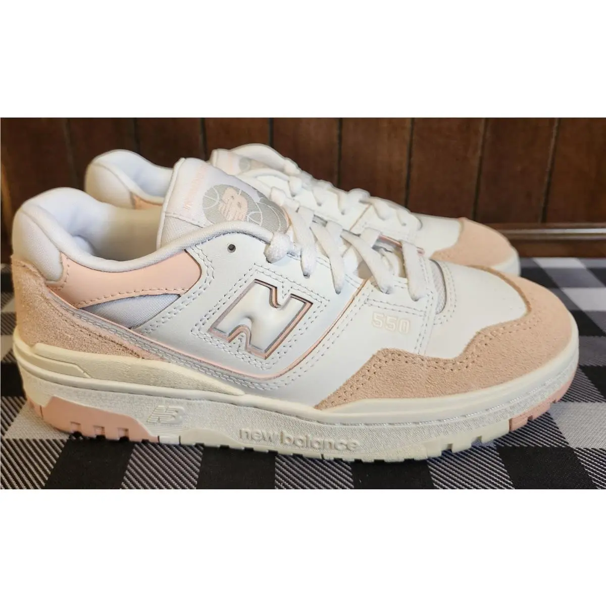 New Balance shoes - New Balance 550 - WHITE PINK 3