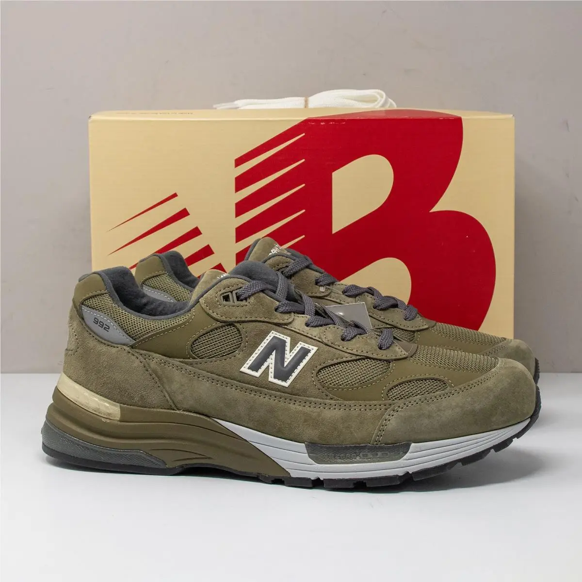 New Balance x Teddy Santis 992 Dark Camo Green Size 12 D U992GL Made In Usa