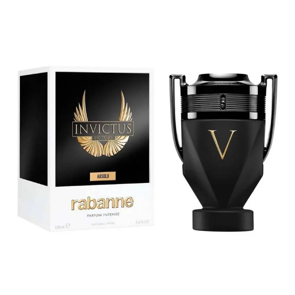 Invictus Victory Absolu by Paco Rabanne 3.4oz Parfum Intense Men Box