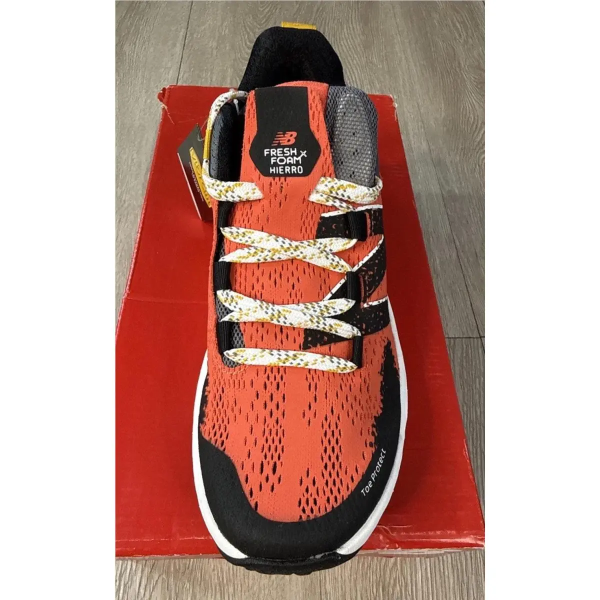 New Balance shoes - New Balance Fresh Foam Hierro v7 - WTHIERR5 - Orange/Black (UPC: 0194182009569) 1