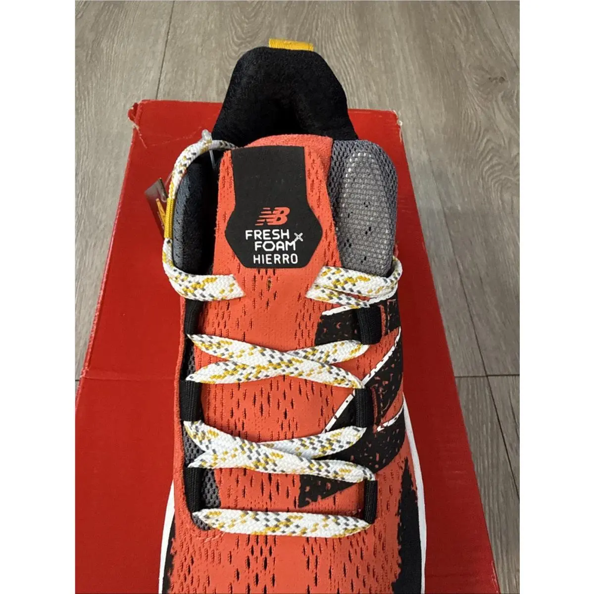 New Balance shoes - New Balance Fresh Foam Hierro v7 - WTHIERR5 - Orange/Black (UPC: 0194182009569) 3