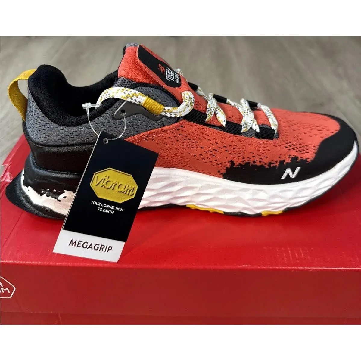 New Balance shoes - New Balance Fresh Foam Hierro v7 - WTHIERR5 - Orange/Black (UPC: 0194182009569) 7