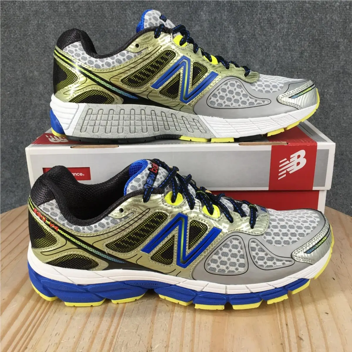 New Balance 860v4 Shoes Mens 12.5 D Athletic Sneakers M860SB4 Gray Multi New