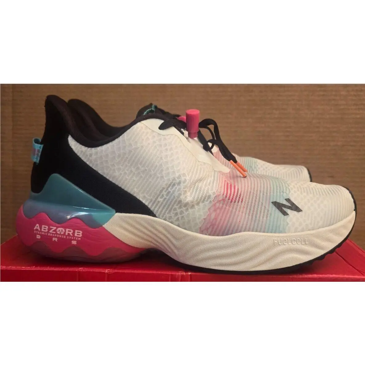 New Balance shoes - New Balance FuelCell Rebel TR - White/Cyber Jade/HI-Pink 1