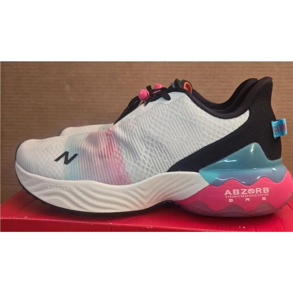 New Balance shoes - New Balance FuelCell Rebel TR - White/Cyber Jade/HI-Pink 3