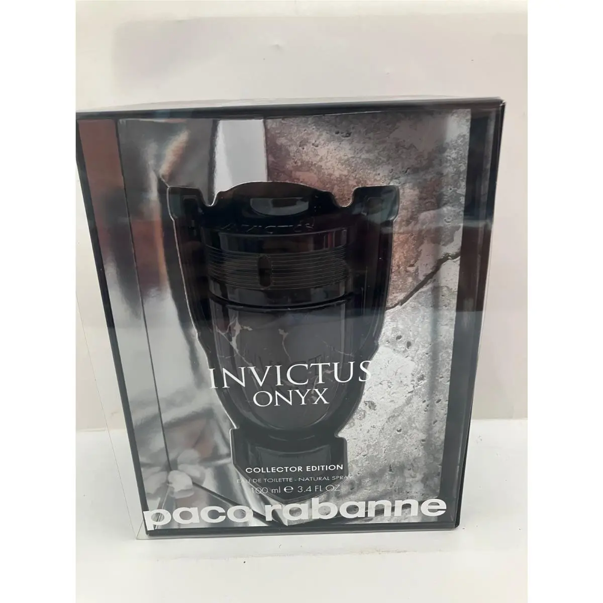 Paco Rabanne Invictus Onyx Collecter Edition 3.4oz Edt Spray For Men Rare