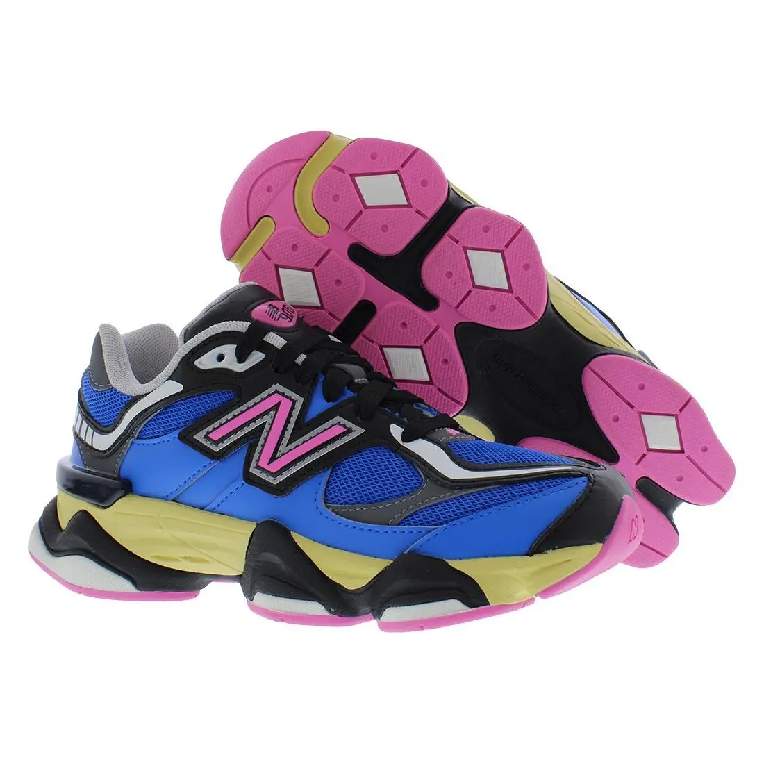 New Balance 9060 GS Boys Shoes Size 4.5 Color: Blue/pink