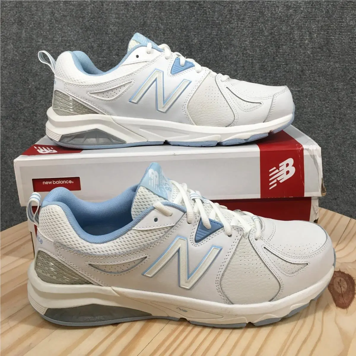 New Balance 857v2 Shoes Womens 12 D Training Sneakers Lace Up Blue White New