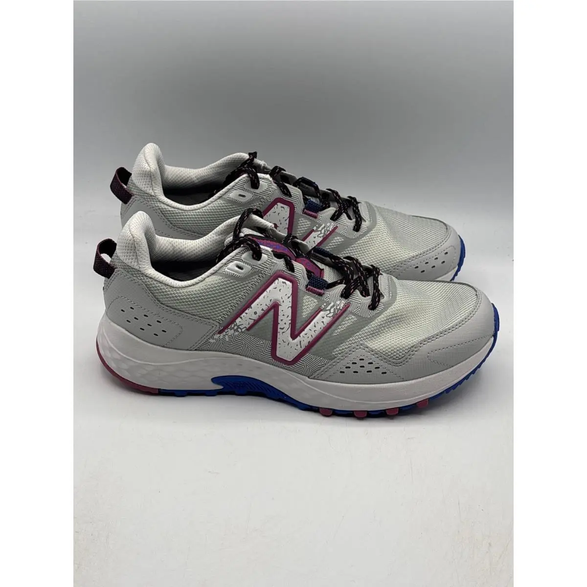 New Balance 410v8 Trail Running Women 11 B Grey Blue WT410LR8