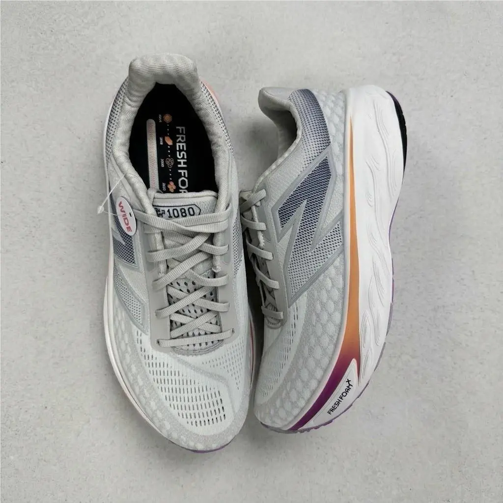 New Balance Fresh Foam X 1080v14 Womens Size 12 D Wide Gray Purple W1080G14