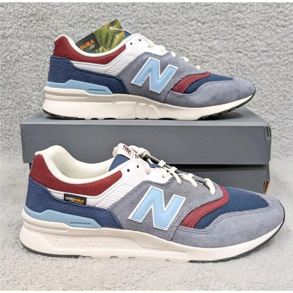 New Balance 997H Cordura Workwear Mens Shoes Size 12 Gray Navy Burgundy Sneakers