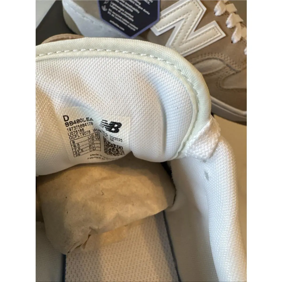 New Balance shoes - New Balance 480 - BB480LEA - Beige (UPC: 0197375684178) 8