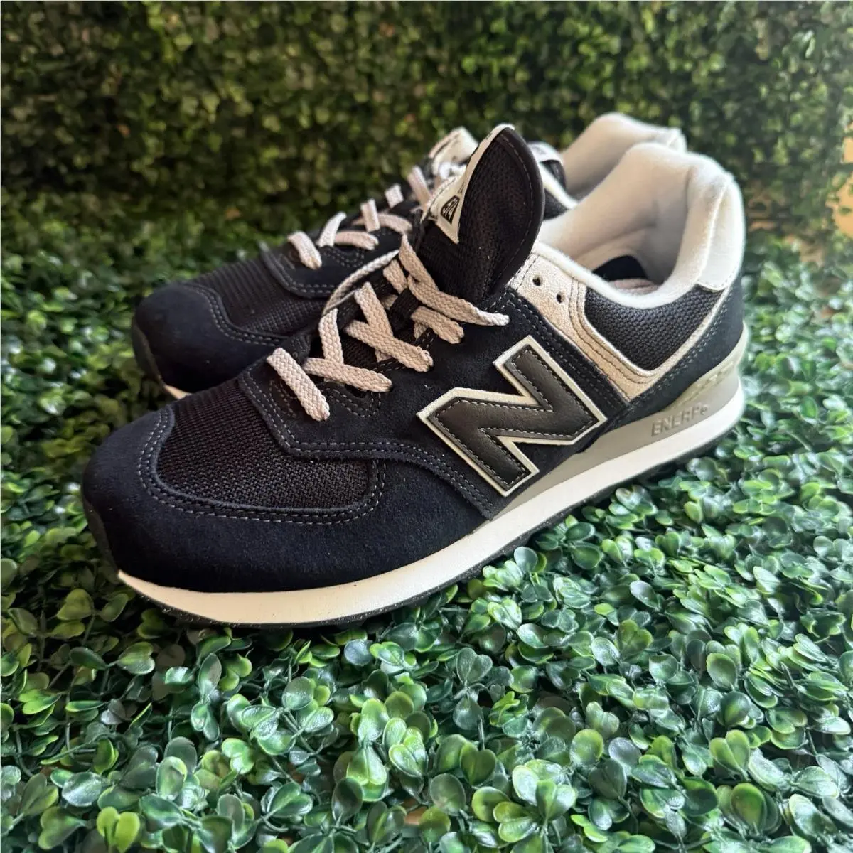 New Balance shoes - New Balance 574 - Black / White 13