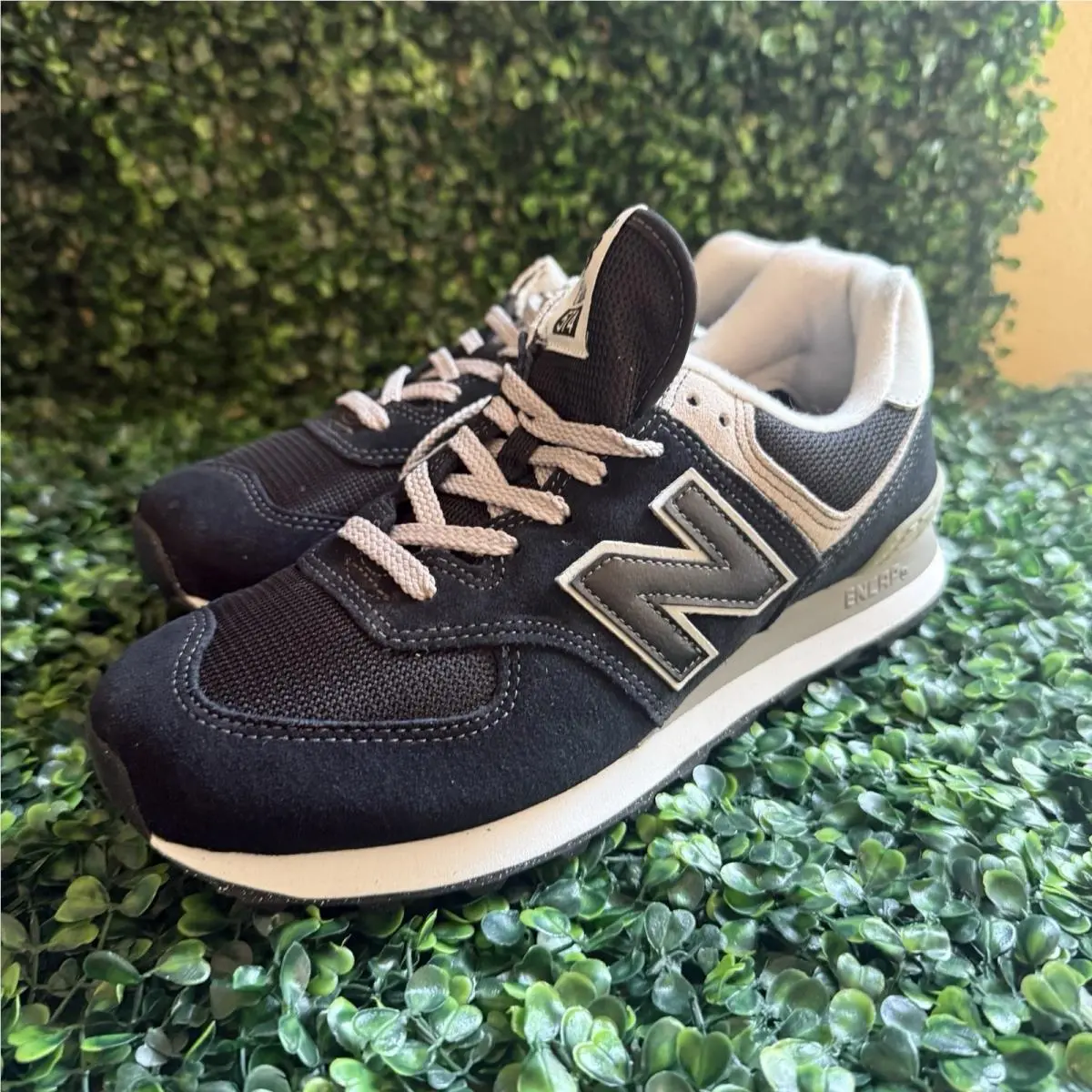 New Balance shoes - New Balance 574 - Black / White 14
