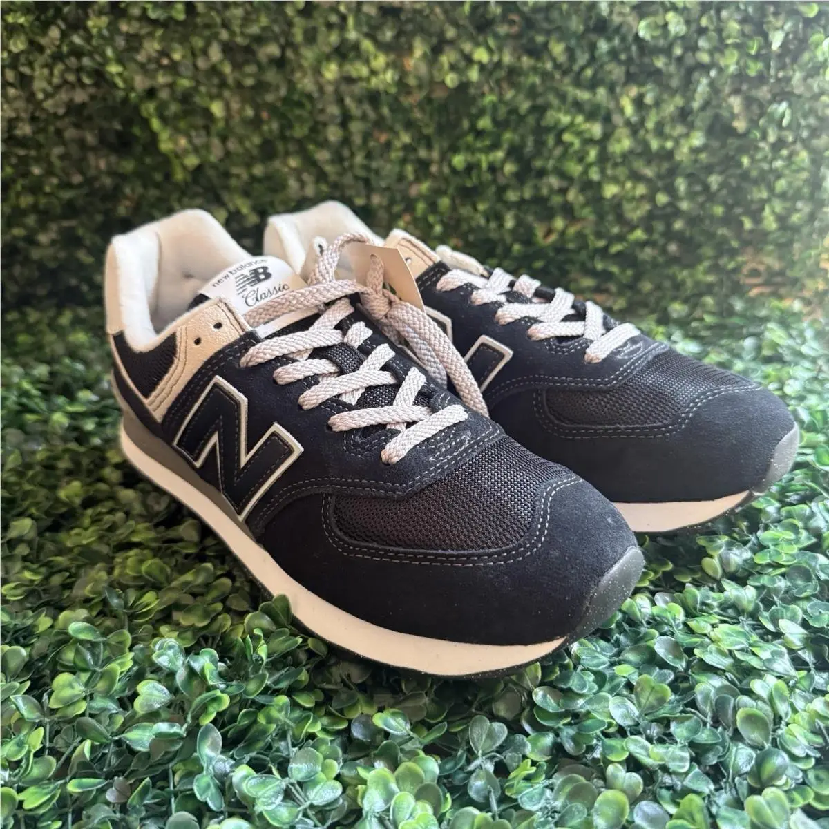 New Balance shoes - New Balance 574 - Black / White 2