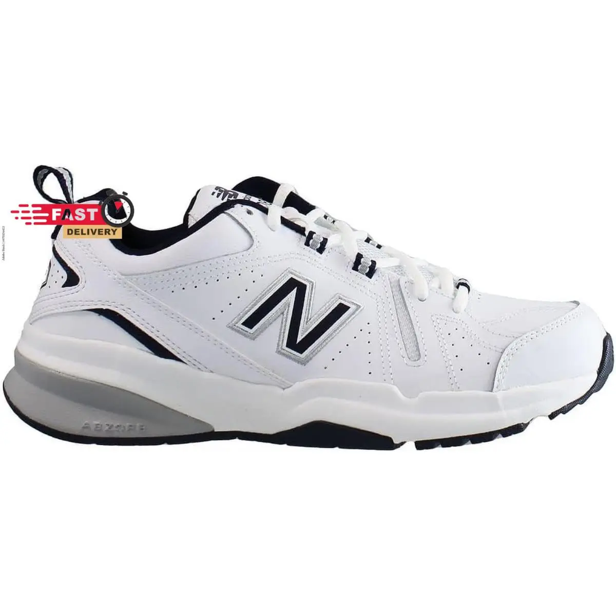 New Balance shoes - White/Navy (UPC: 744759637130) 1