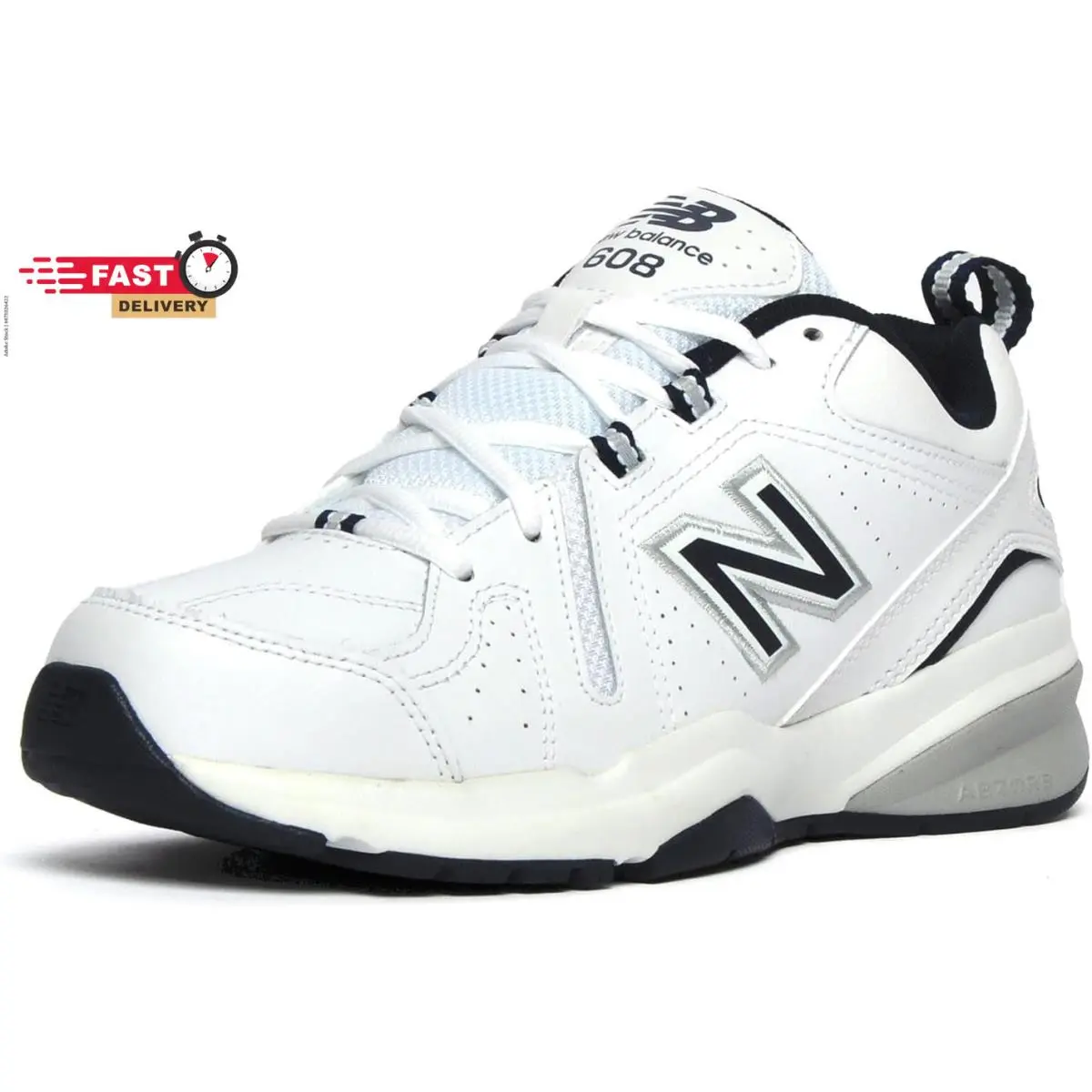 New Balance shoes - White/Navy (UPC: 744759637130) 2