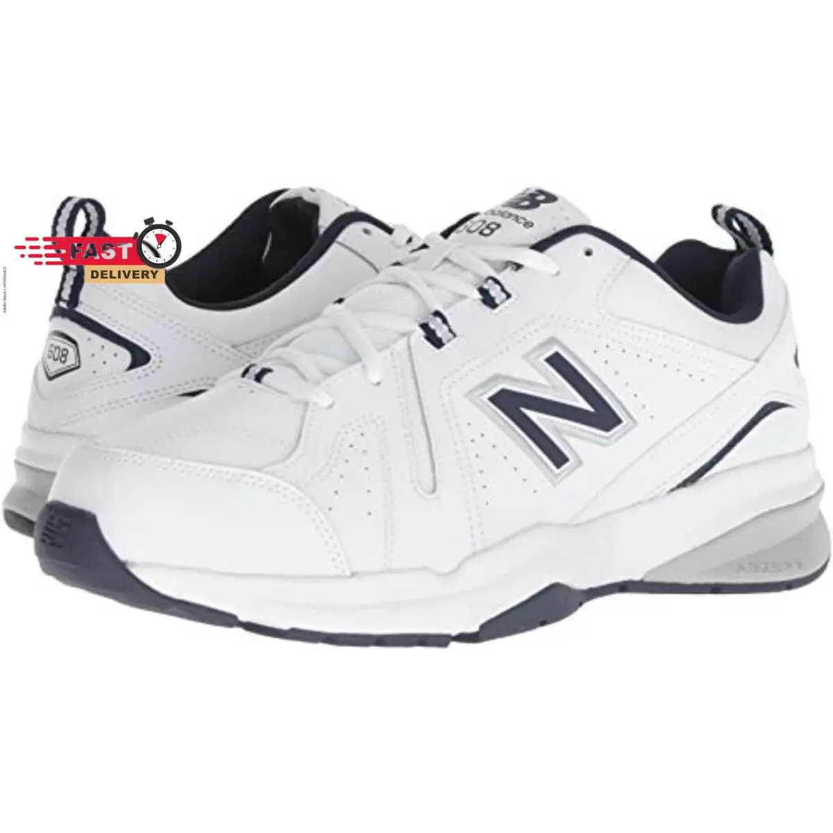 New Balance shoes - White/Navy (UPC: 744759637130) 6