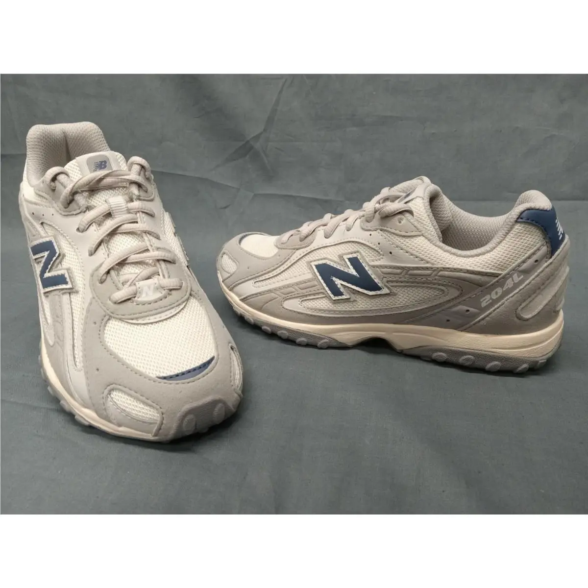 New Balance 204L Sneakers G204L57G Grey Blue Girls Size 4.5