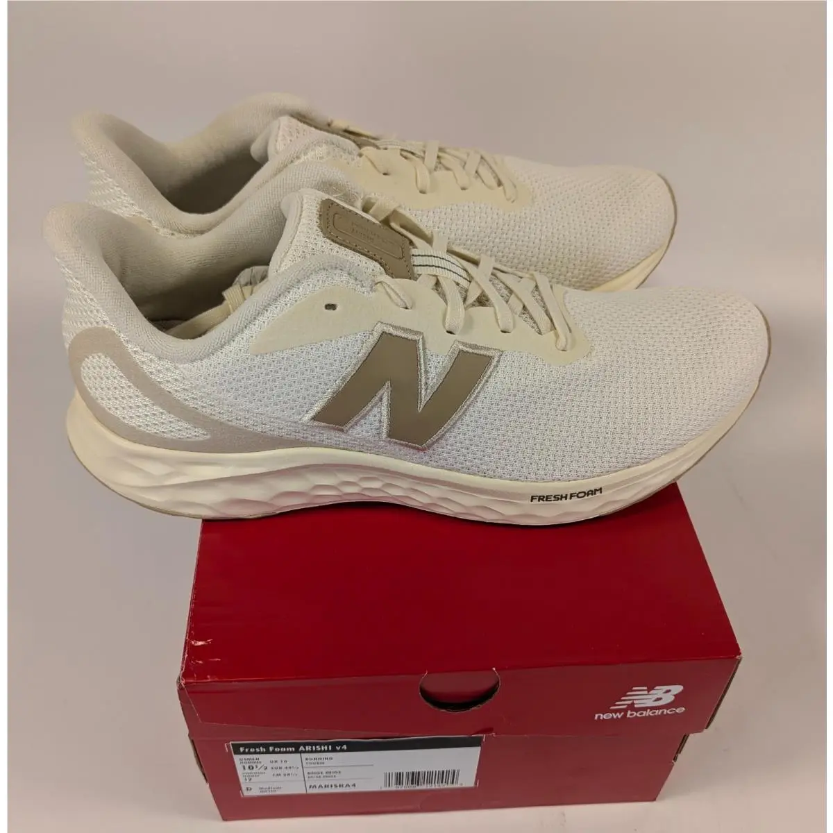 New Balance shoes - New Balance Fresh Foam Arishi v4 MARISRA4 - Beige (UPC: 197968121424) 1