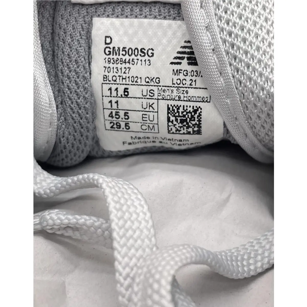 New Balance shoes - GM500SG - GM 500SG - Grey / White / Gum 3