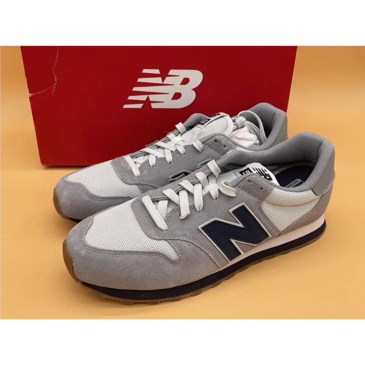 Size 11.5 New Balance Iconic Men’s Skate Casual Shoes Grey / White /gum