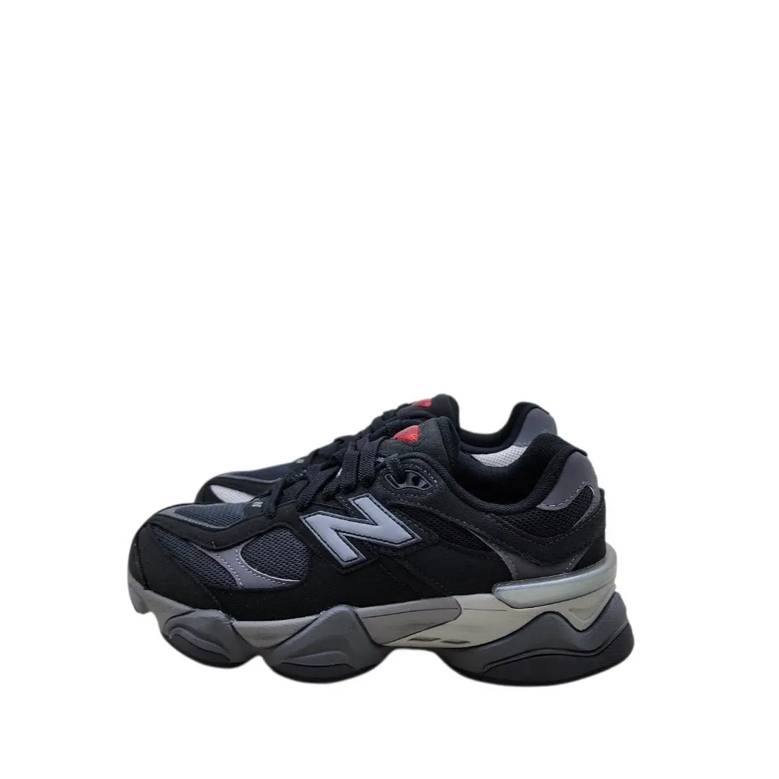 New Balance Kids Sneakers Black Gray Sneakers Lace Up Running Shoes Size 5.5