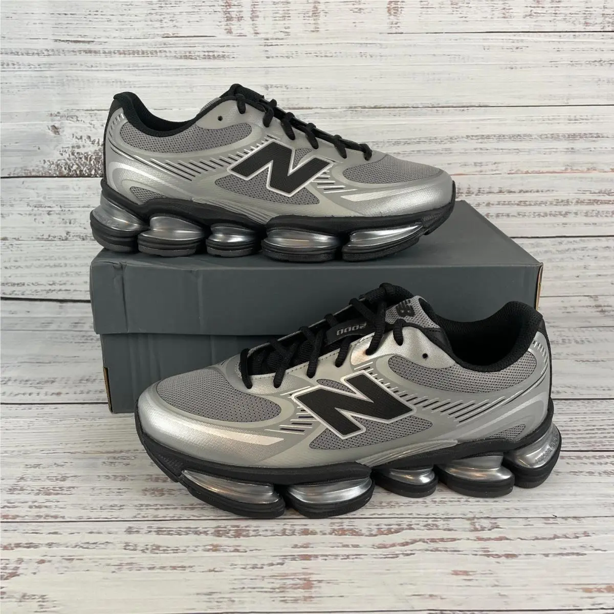 New Balance Abzorb 2000 Men’s Size 9.5 D Lifestyle Sneakers Grey Black