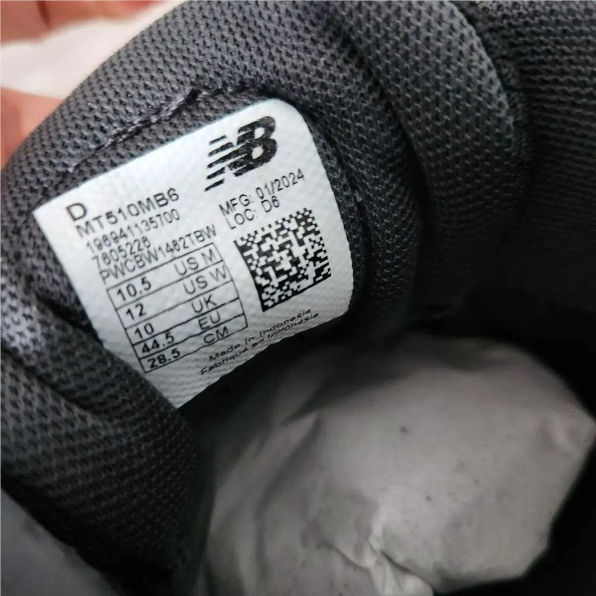 New Balance shoes - New Balance 510 - MT510MB6 - Black (UPC: 196941135700) 3